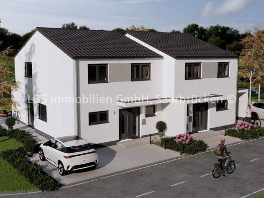 Doppelhaushälfte zum Kauf - Erstbezug provisionsfrei 516.000 € 4 Zimmer 124 m² 332 m² Grundstück Newel Newel 54309