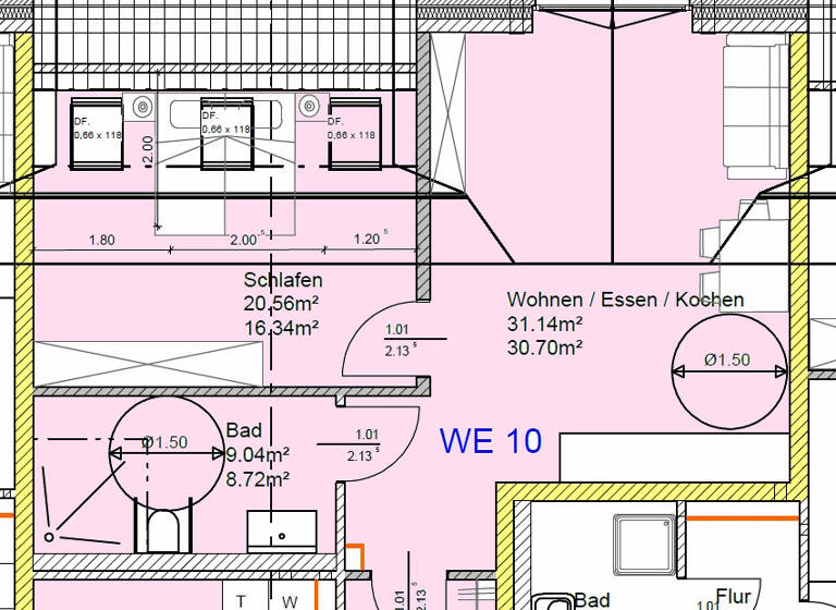 Wohnung zur Miete - Erstbezug 720 € 2 Zimmer 72 m² Rhede Rhede (Ems) 26899