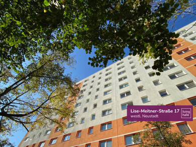 Wohnung zur Miete 330 € 2 Zimmer 50 m² 5. Geschoss Lise-Meitner-Straße 19 Halle (Saale) 06122