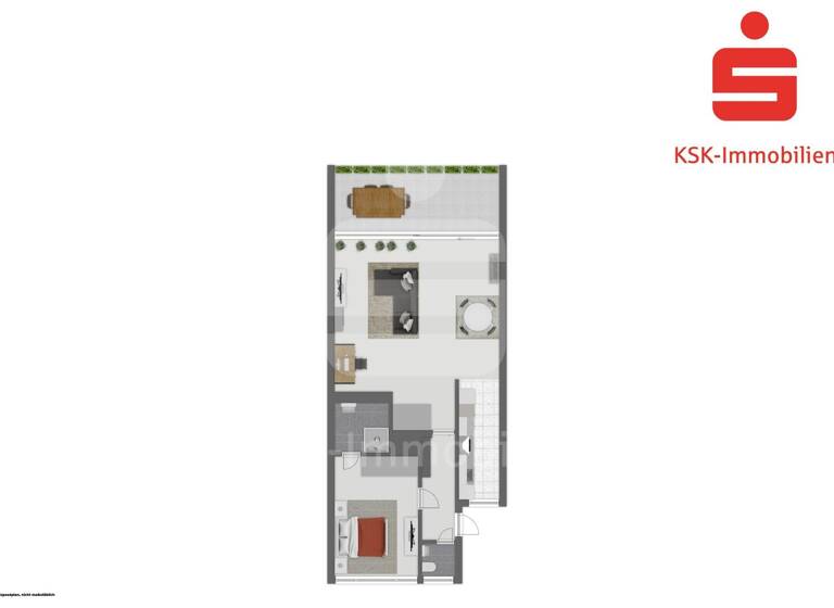Terrassenwohnung zum Kauf 185.000 € 2 Zimmer 76 m² 1. Geschoss Katterbach Bergisch Gladbach 51467