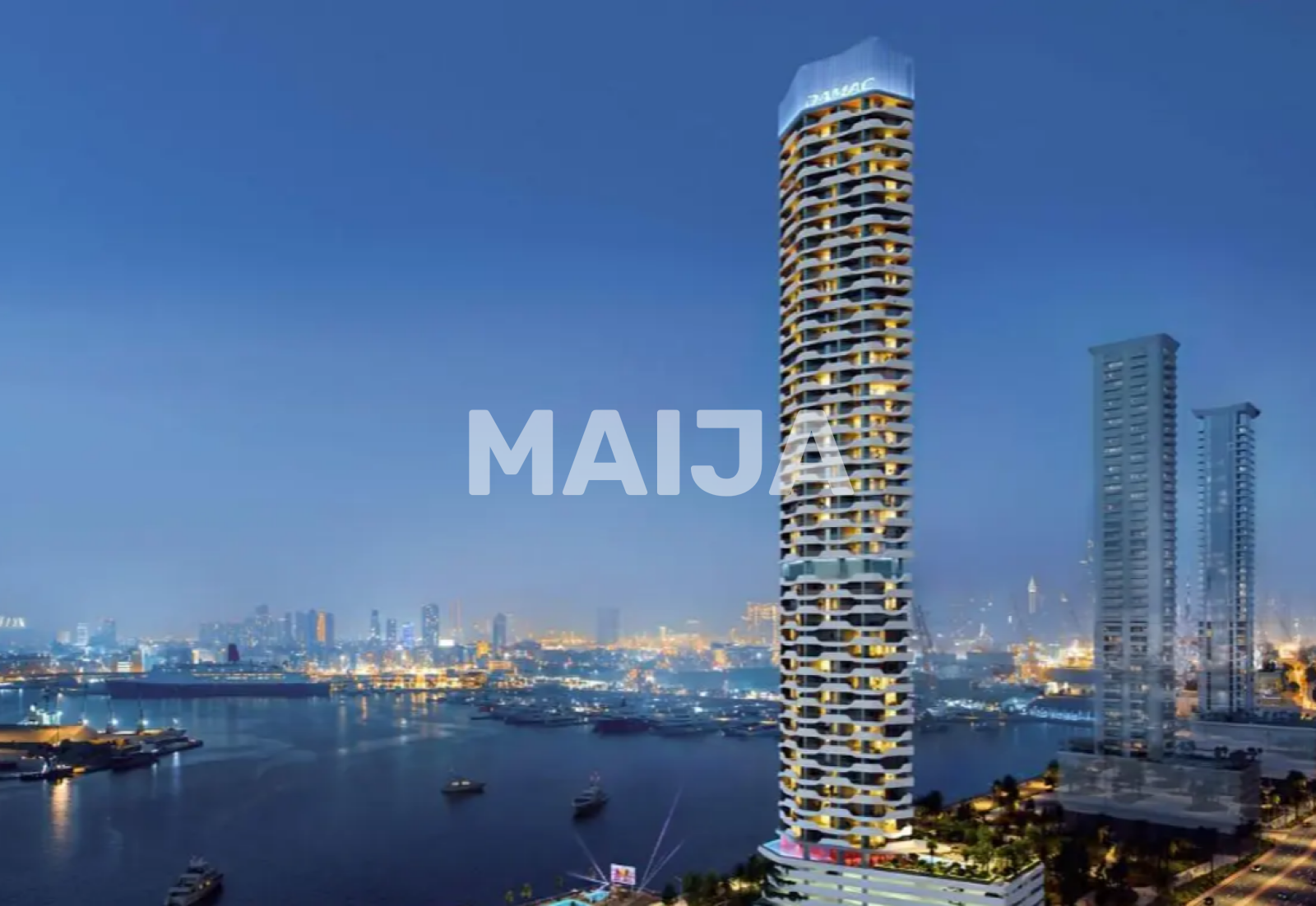 Apartment zum Kauf 416.521,06 € 2 Zimmer 73 m²<br/>Wohnfläche 34.<br/>Geschoss maritime city Dubai