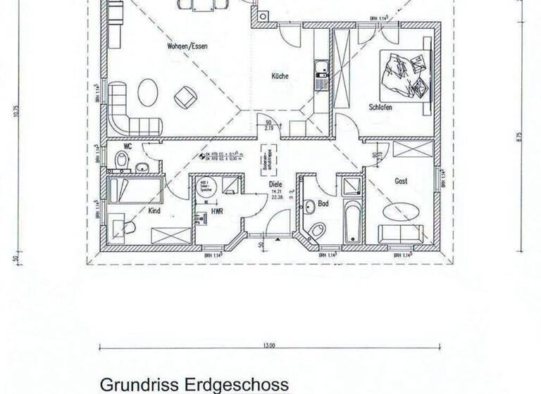 Bungalow zum Kauf 468.815 € 4 Zimmer 108 m² 700 m² Grundstück Franken Stralsund 18439