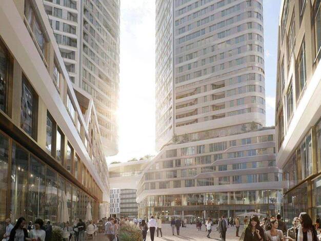 Bürofläche zur Miete - Erstbezug provisionsfrei 20 m² Bürofläche teilbar ab 7 m² Große Gallusstraße 14 Innenstadt Frankfurt am Main 60311