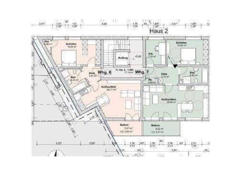 Wohnung zum Kauf provisionsfrei 418.200 € 2 Zimmer 60,7 m² 1. Geschoss Schutterstr. 8 Ingolstadt 85049