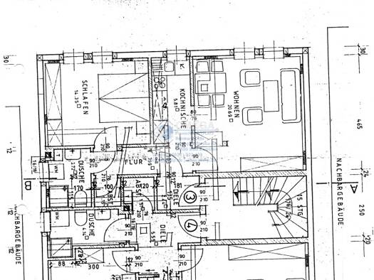 Wohnung zur Miete 460 € 2 Zimmer 50,6 m² Bad Wildungen 34537