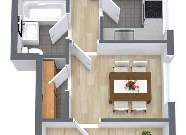 Wohnung zum Kauf 180.000 € 3 Zimmer 67 m²<br/>Wohnfläche EG<br/>Geschoss Heisenbergstraße 18 Lengfeld Würzburg 97076