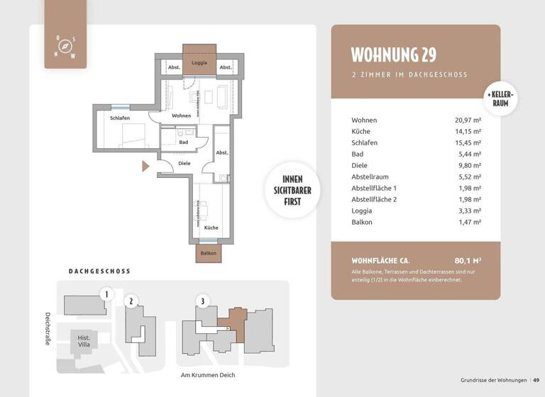 Wohnung zum Kauf - Erstbezug provisionsfrei 475.000 € 2 Zimmer 80,1 m² 3. Geschoss Winsen Winsen (Luhe) 21423