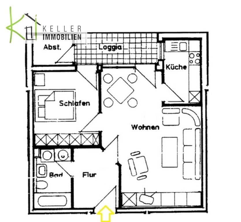 Wohnung zur Miete 366 € 2 Zimmer 61 m²<br/>Wohnfläche 2.<br/>Geschoss ab sofort<br/>Verfügbarkeit Rathausstraße 1c Leubnitz Werdau 08412