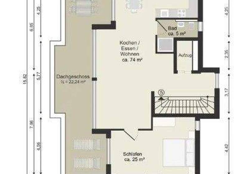 Maisonette zum Kauf provisionsfrei 1.400.000 € 1,5 Zimmer 154 m² 4. Geschoss Wiesbaden 65193