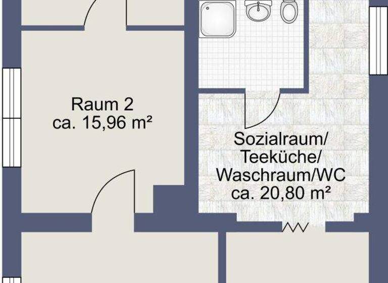 Büro zur Miete 900 € 5 Zimmer 86,2 m² Bürofläche Amstetten 3300