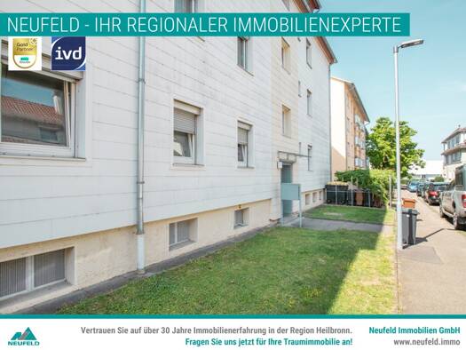 Wohnung zum Kauf 218.000 € 2 Zimmer 58 m² Münzingstraße 34 Heilbronn 74076