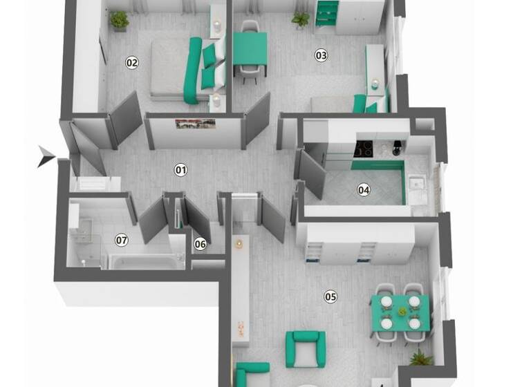 Wohnung zum Kauf 272.000 € 3 Zimmer 72 m² 2. Geschoss Schorndorf 73614