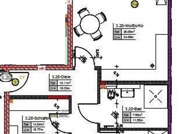 Wohnung zur Miete - Erstbezug 1.095 € 3 Zimmer 85,2 m² 4. Geschoss frei ab 01.08.2026 Geldern 47608