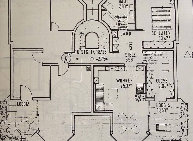 Wohnung zur Miete 1.350 € 2 Zimmer 75 m²<br/>Wohnfläche 1.<br/>Geschoss Wiesbaden Wiesbaden 65195