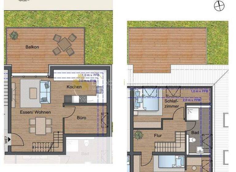 Wohnung zum Kauf - Erstbezug provisionsfrei 733.800 € 4,5 Zimmer 85,5 m² frei ab 01.11.2028 Hauptstraße 110 Vaihingen Stuttgart / Vaihingen 70563