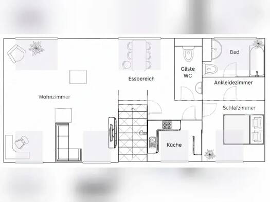 Wohnung zur Miete Tauschwohnung 1.250 € 2,5 Zimmer 80 m² 3. Geschoss Hadern München 80689