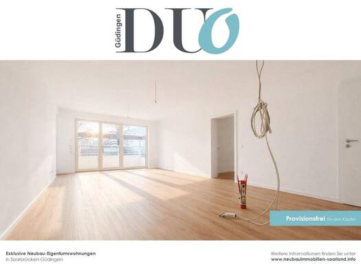 Wohnung zum Kauf - Erstbezug provisionsfrei 437.400 € 3,5 Zimmer 107,5 m² St Arnual Saarbrücken 66119