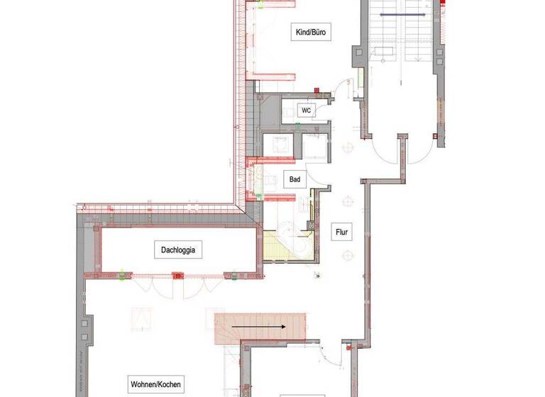 Studio zur Miete 2.472 € 3 Zimmer 133,6 m² 4. Geschoss Innenstadt Augsburg 86152