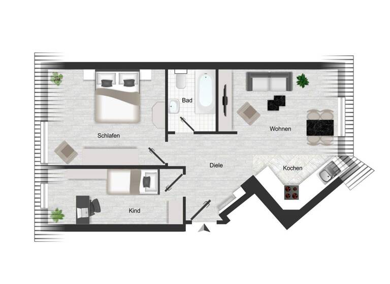 WG-Zimmer zur Miete 576 € 3 Zimmer 48 m² 4. Geschoss Gohlis-Süd Leipzig 04155