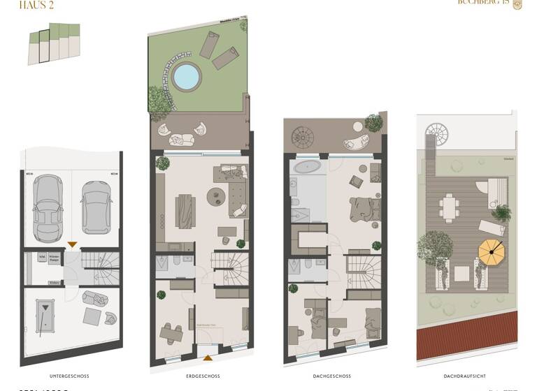 Haus zum Kauf - Erstbezug 988.000 € 5 Zimmer 136,1 m² Buchberggasse 15 Klosterneuburg 3400