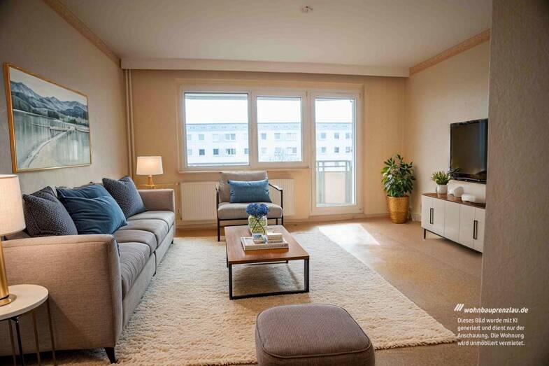Wohnung zur Miete 405 € 3 Zimmer 64,6 m² 4. Geschoss Georg-Dreke-Ring 9 Prenzlau Prenzlau 17291