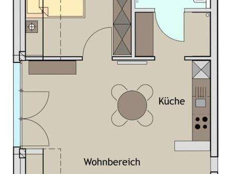 Wohnung zur Miete 705 € 2 Zimmer 56,2 m² frei ab 01.05.2026 Wischkamp 15 Halle 33790