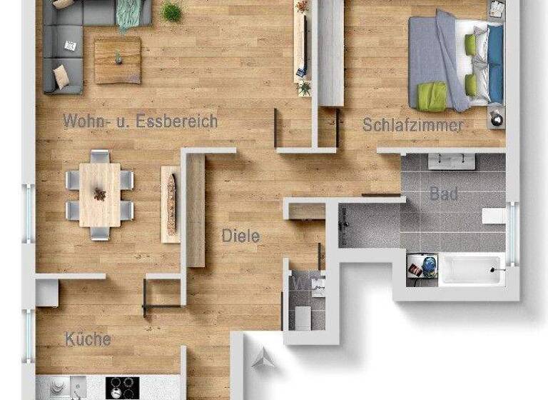 Wohnung zur Miete 1.290 € 3 Zimmer 130 m² EG Opladen Leverkusen 51379