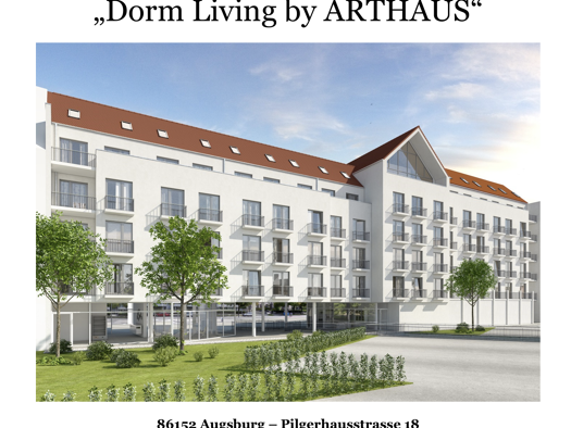 Wohnung zur Miete 535 € 1 Zimmer 25,2 m² Geschoss 1/5 frei ab 01.05.2026 Pilgerhausstraße Innenstadt Augsburg 86152