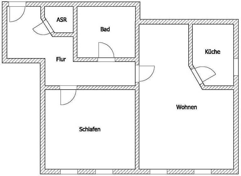 Wohnung zur Miete 408 € 2 Zimmer 75 m² 1. Geschoss frei ab sofort Meißner Str. 35 Altriesa Riesa 01589