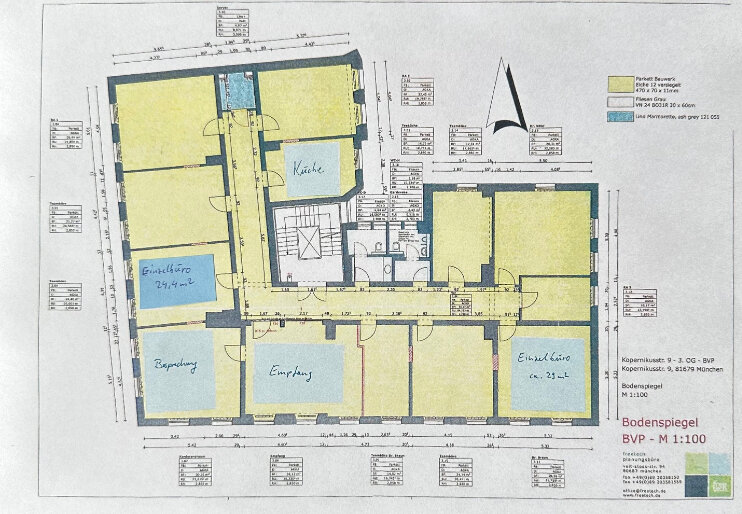 Bürofläche zur Miete provisionsfrei 1.620 € 29 m²<br/>Bürofläche Kopernikusstr. Altbogenhausen München 81679