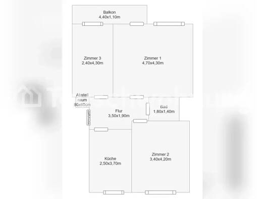Wohnung zur Miete Tauschwohnung 570 € 3 Zimmer 65 m² EG Südfriedhof Kiel 24114