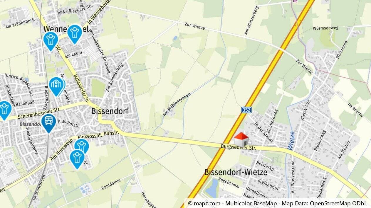 Einfamilienhaus zum Kauf 850.000 € 5 Zimmer 167 m²<br/>Wohnfläche 875 m²<br/>Grundstück Bissendorf Wedemark 30900