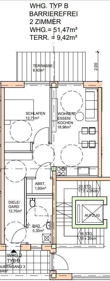 Wohnung zum Kauf provisionsfrei 216.600 € 2,5 Zimmer 57 m²<br/>Wohnfläche Mindersdorf Hohenfels 78355