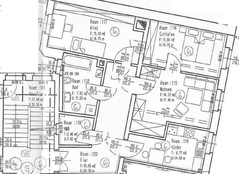Wohnung zum Kauf 65.000 € 3 Zimmer 80 m² 1. Geschoss Wettinplatz 6 Döbeln 04720