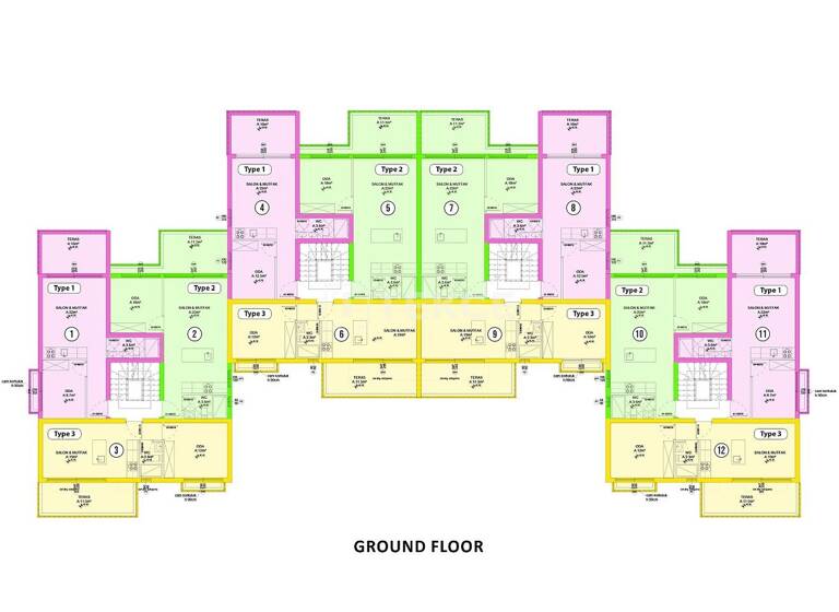 Penthouse zum Kauf 328.000 € 3 Zimmer 64 m² 1. Geschoss Gazimagusa 99645