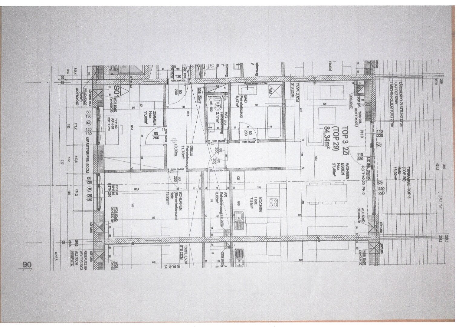 Wohnung zum Kauf 358.000 € 3 Zimmer 84,3 m²<br/>Wohnfläche EG<br/>Geschoss Leonding 4060