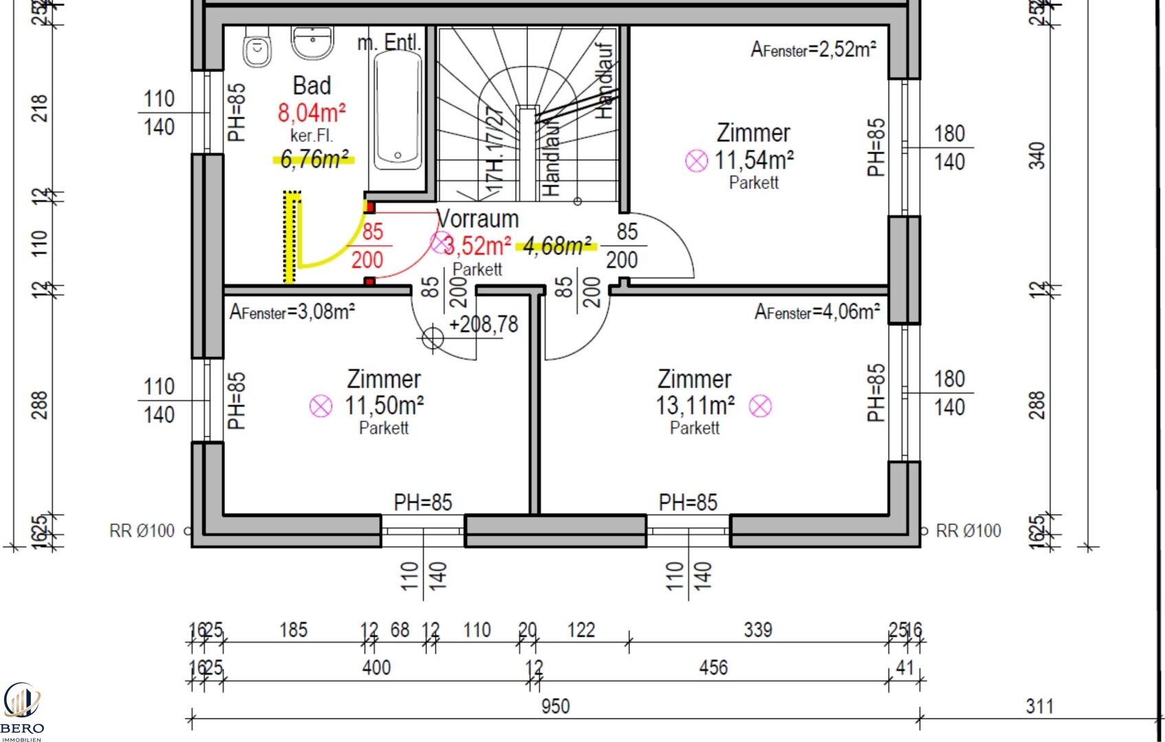 Reihenendhaus zum Kauf 499.000 € 5,5 Zimmer 119,6 m²<br/>Wohnfläche 171,2 m²<br/>Grundstück Hainburg an der Donau 2410