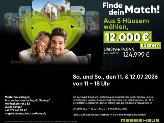 Einfamilienhaus zum Kauf - Erstbezug provisionsfrei 124.999 € 5 Zimmer 125 m² 400 m² Grundstück Bauschlott Neulingen 75245