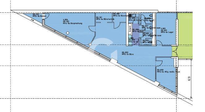 Bürofläche zur Miete provisionsfrei 15 € 158,4 m²<br/>Bürofläche ab 158,4 m²<br/>Teilbarkeit Nordbahnhof Stuttgart, Nord 70191