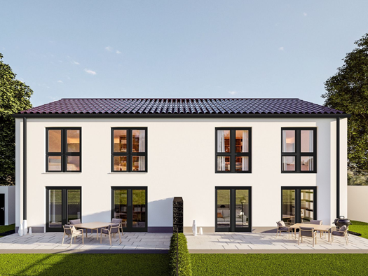 Doppelhaushälfte zum Kauf - Erstbezug 495.000 € 4 Zimmer 115 m² 211 m² Grundstück frei ab 30.05.2027 Hiltenfingen 86856