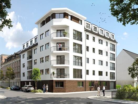 Wohnung zum Kauf - Erstbezug provisionsfrei 675.285 € 4 Zimmer 104,1 m² 4. Geschoss Hirzelstraße 20 Kleinzschocher Leipzig 04229