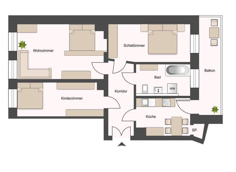 Sonstiges zum Kauf als Kapitalanlage geeignet 219.000 € 3 Zimmer 82 m² Connewitz Leipzig 04277