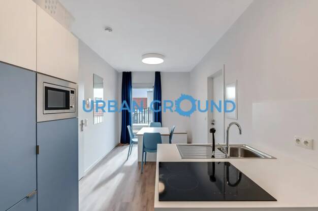 Studio zur Miete 430 € 1 Zimmer 22,4 m² 5. Geschoss frei ab 16.06.2025 Rathenaustraße Oberschöneweide Berlin 12459