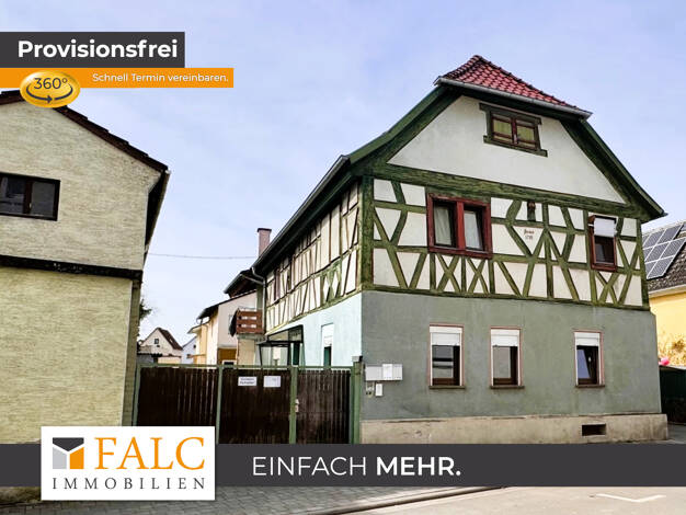 Mehrfamilienhaus zum Kauf provisionsfrei als Kapitalanlage geeignet 229.000 € 7 Zimmer 180 m² 435 m² Grundstück Georg-Fröba-Straße 44 Hähnlein Alsbach-Hähnlein 64665