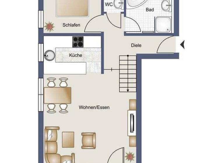 Maisonette zum Kauf 279.000 € 2,5 Zimmer 65 m² Benningen am Neckar 71726