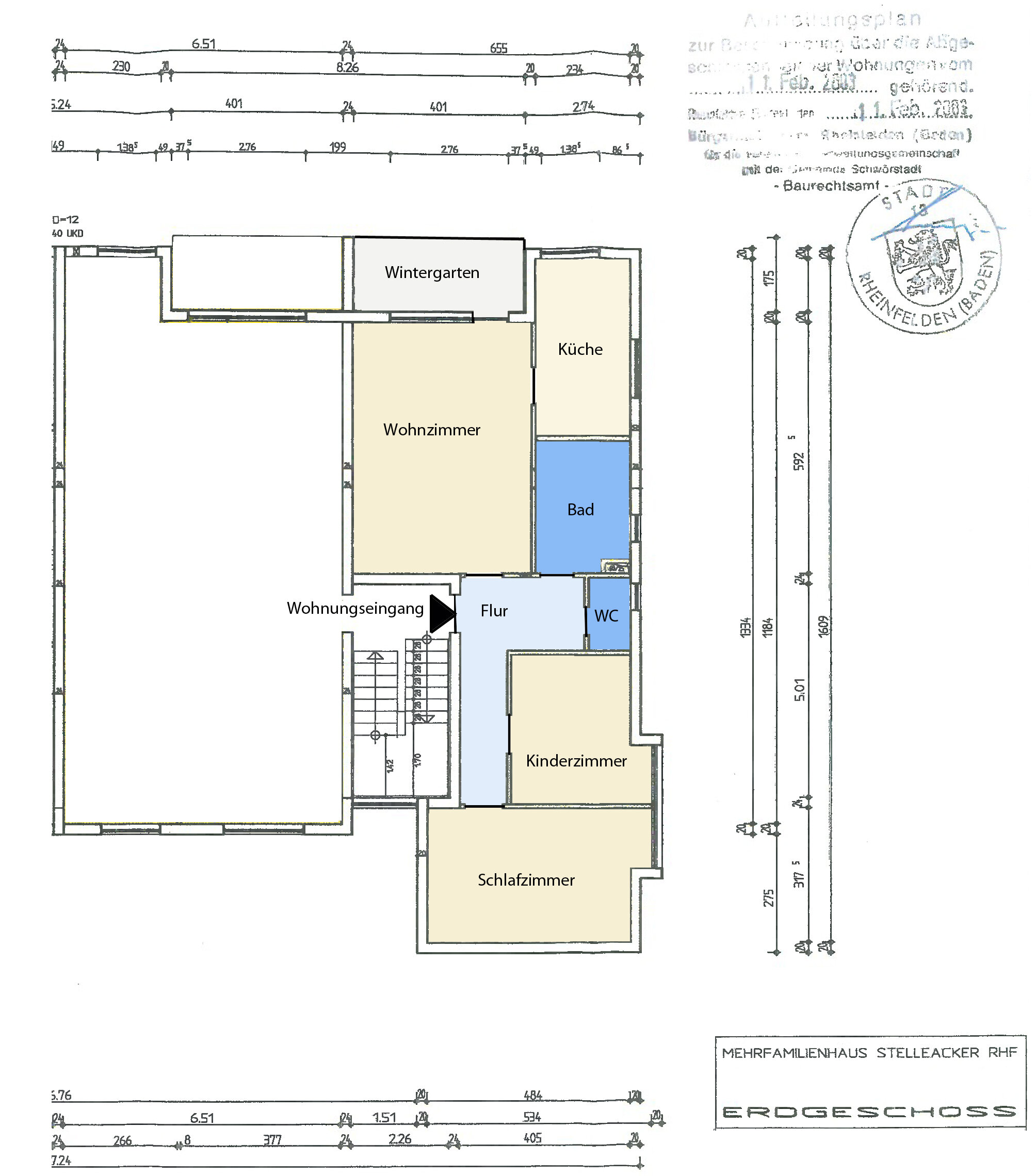 Wohnung zur Miete 980 € 3,5 Zimmer 82 m²<br/>Wohnfläche EG<br/>Geschoss ab sofort<br/>Verfügbarkeit Stelleacker 14 Rheinfelden Rheinfelden (Baden) 79618