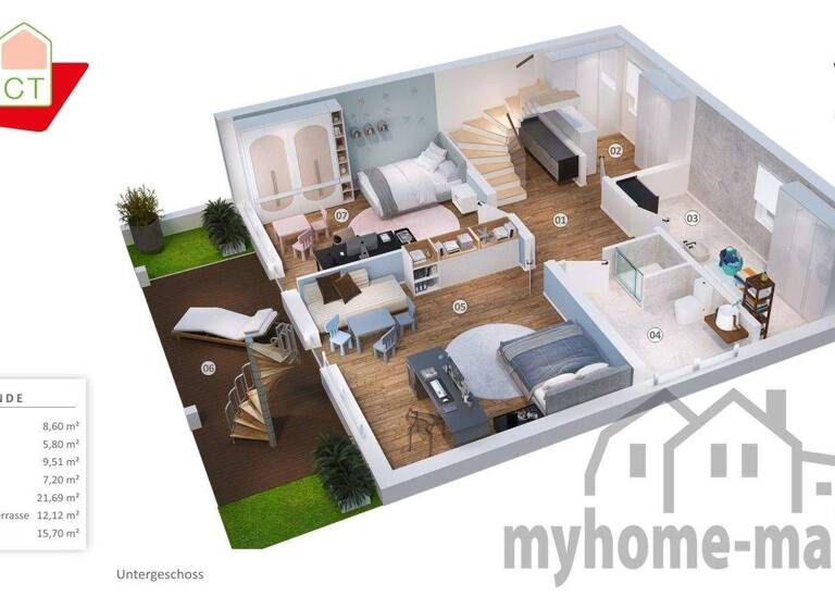 Reihenmittelhaus zum Kauf 929.000 € 5 Zimmer 178 m² 300 m² Grundstück Memmelsdorf 96117