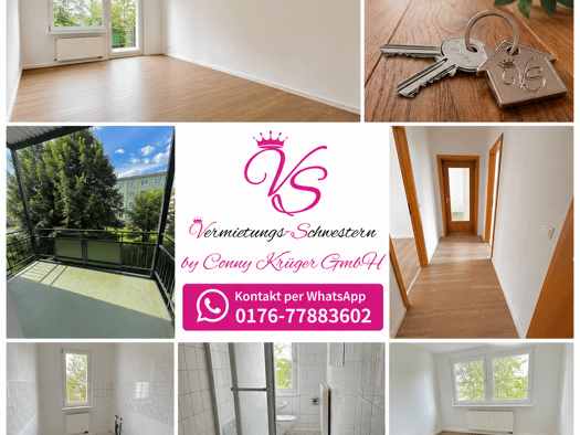 Wohnung zur Miete 360 € 3 Zimmer 59,2 m² Geibelstraße 140 Gablenz Gablenz 09127