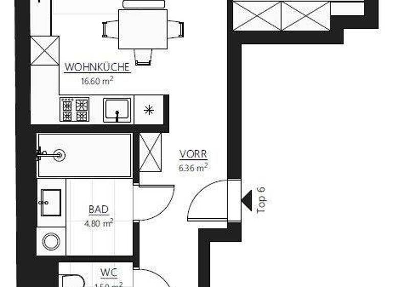 Wohnung zum Kauf 293.000 € 2 Zimmer 48,1 m² Wien 1100