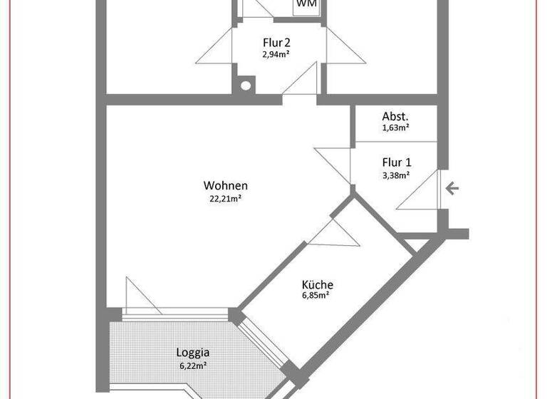 Wohnung zum Kauf 599.000 € 3 Zimmer 68 m² 2. Geschoss Unterföhring 85774
